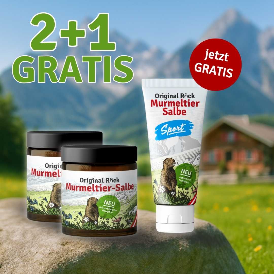 2+1 Gratis - Original Röck Murmeltiersalbe