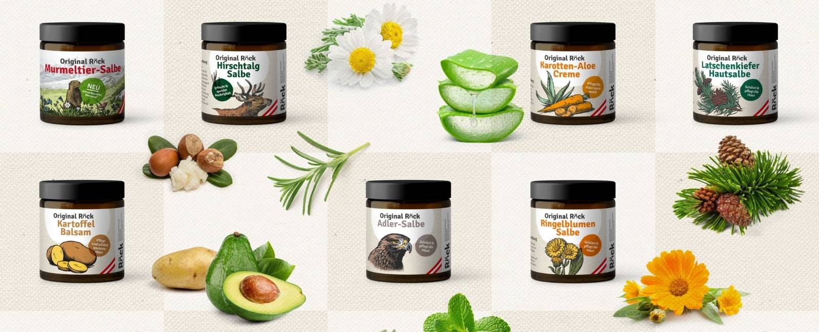 Naturprodukte Röck alle Salbe in einer Übersicht