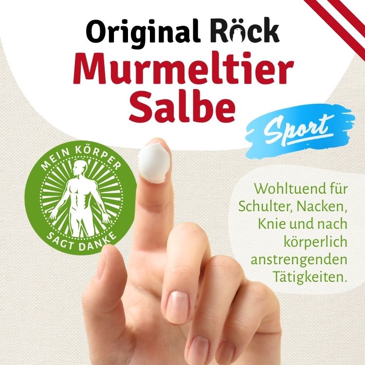 Röck Murmeltiersalbe für Sportler