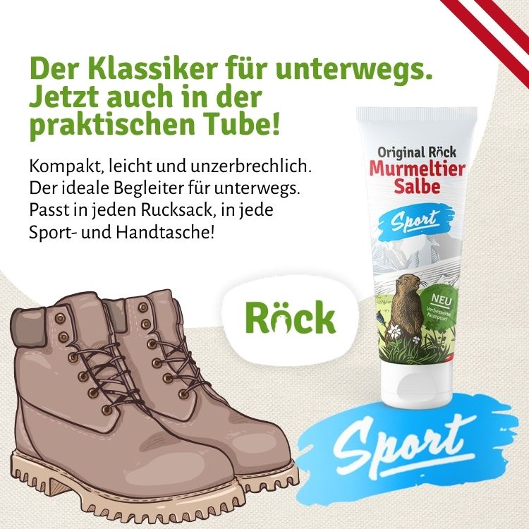 Röck Murmeltiersalbe für Sportler