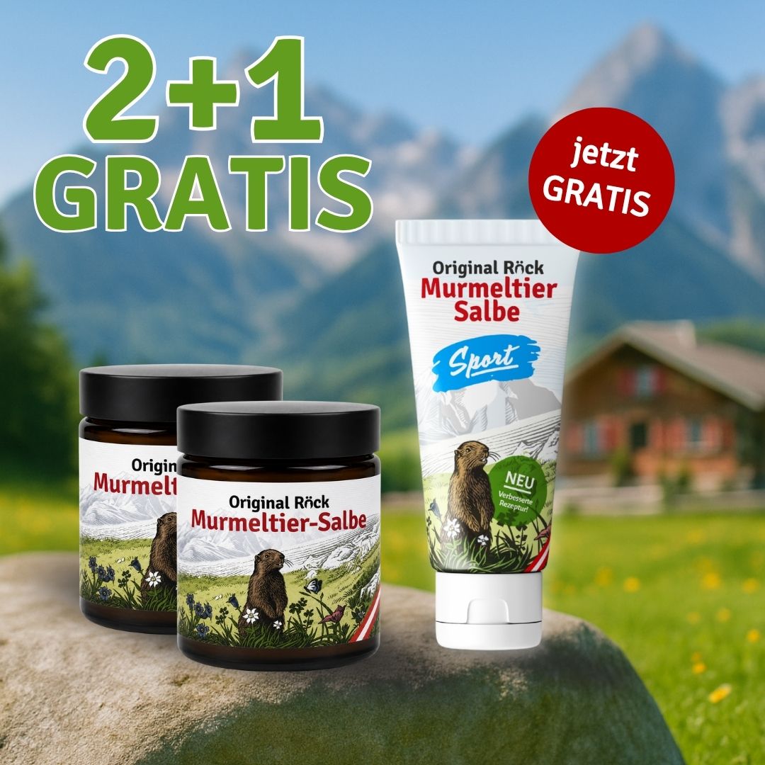2+1 Gratis - Original Röck Murmeltiersalbe