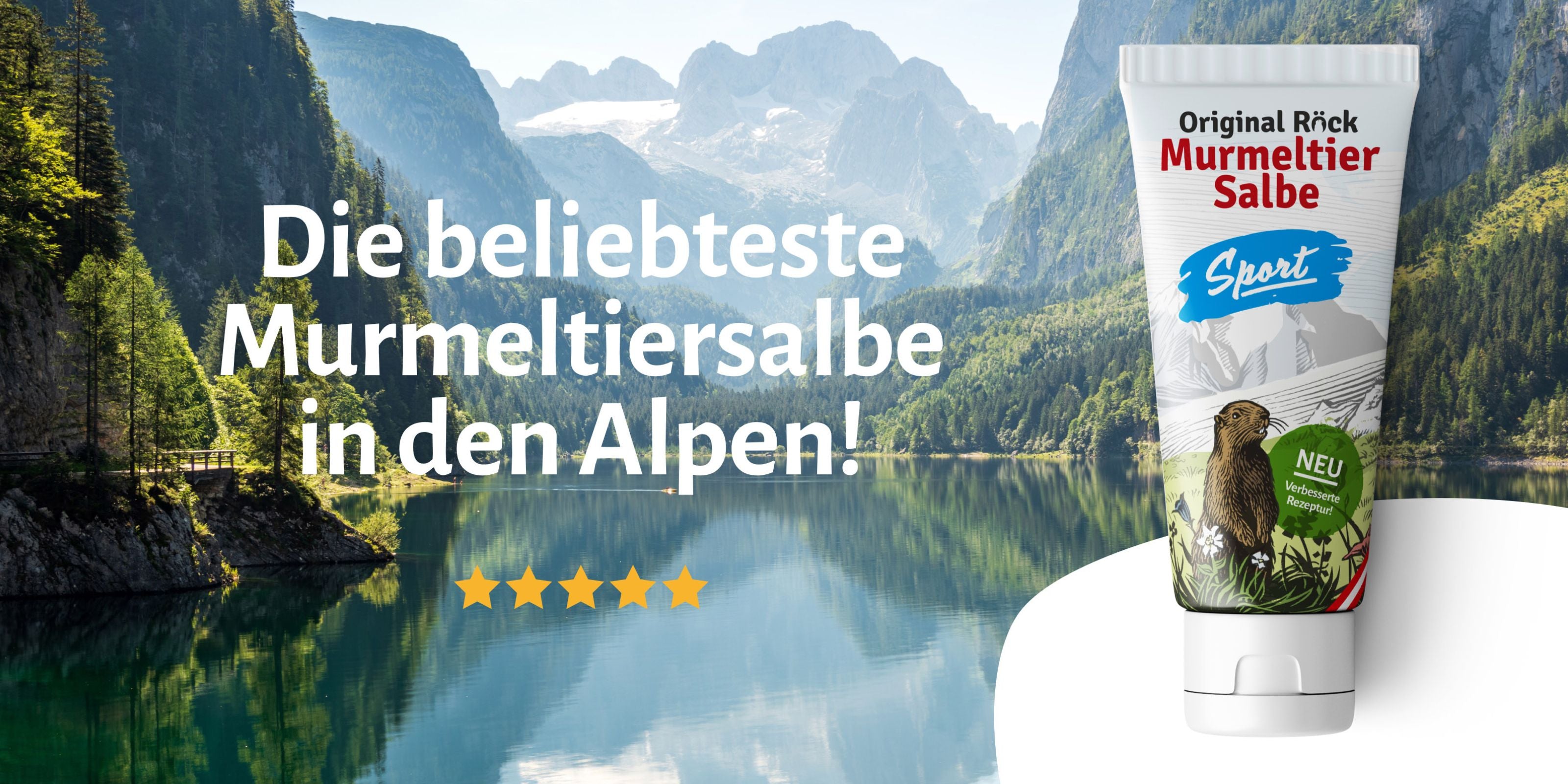 Naturprodukte Röck Muurmeltier Salbe für Sportler in der Tube